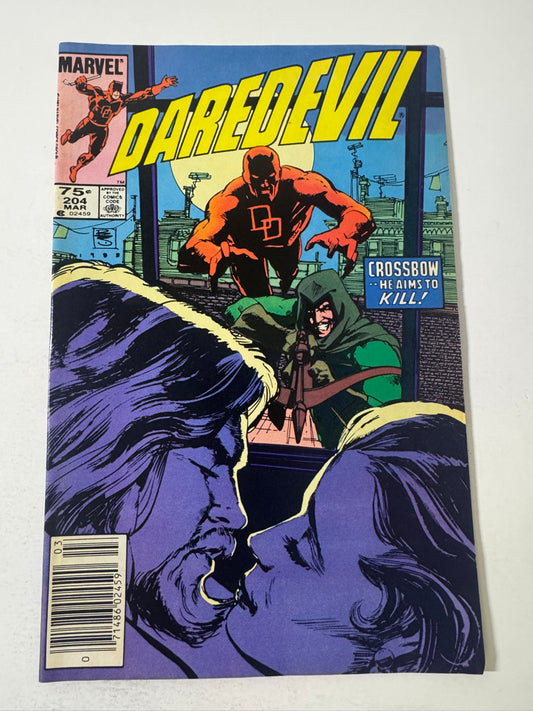 DAREDEVIl #204 VF+ CANADIAN PRICE VARIANT