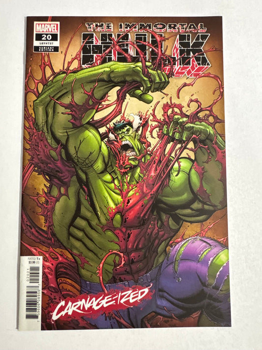 IMMORTAL HULK #20 NM Nick Bradshaw Carnage-Ized Variant