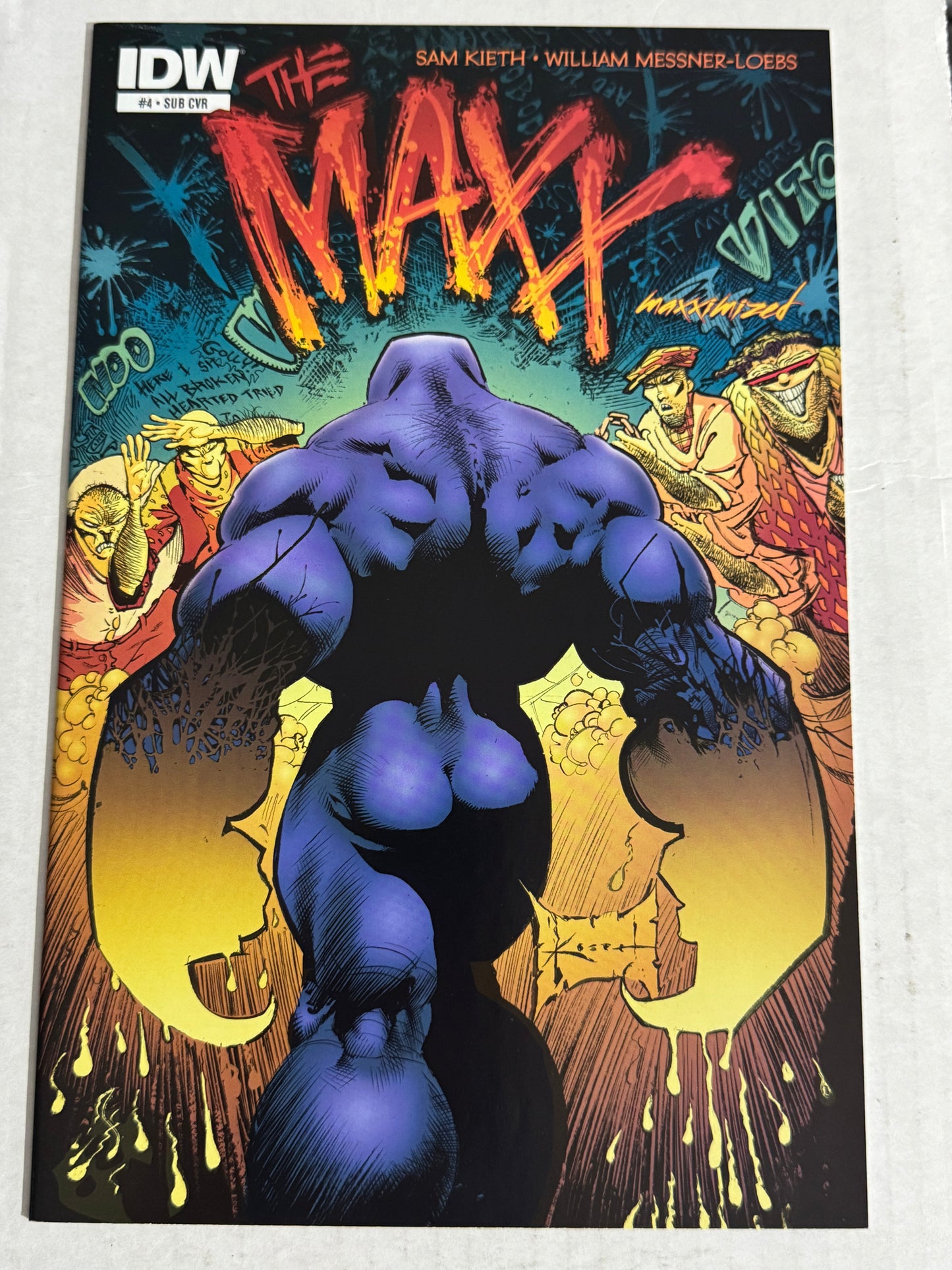 THE MAXX MAXXIMIZED #4 NM Sam Kieth SUB Variant