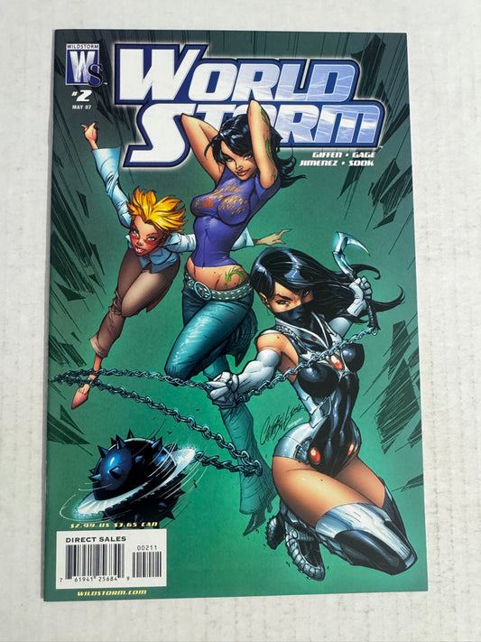 WORLD STORM #2 NM J Scott Campbell Cover