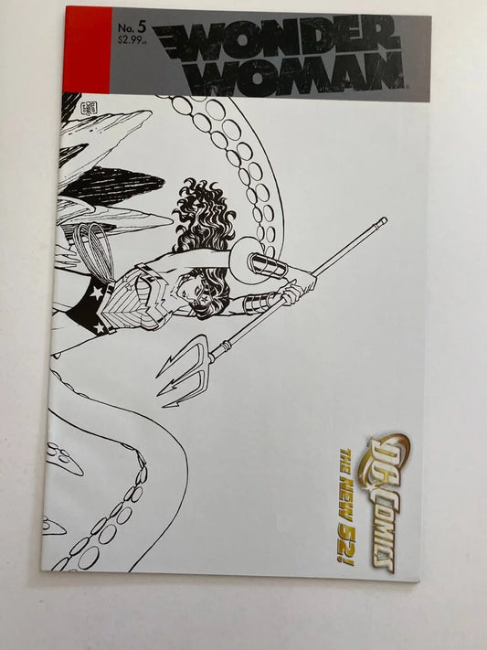 WONDER WOMAN #5 Vol 4 NM 1:25 Cliff Chiang Sketch Variant