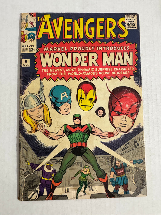 AVENGERS #9 VG- 1ST APPEARANCE
