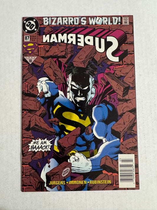 SUPERMAN #87 Vol 2 VF+ NEWSSTAND