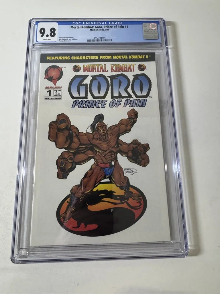 MORTAL KOMBAT Goro Prince of Pain #1 9.8 CGC