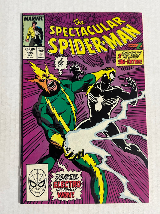 SPECTACULAR SPIDER-MAN #135 VF-