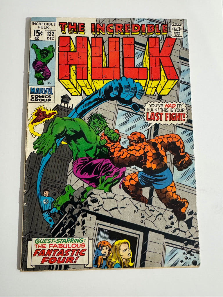 INCREDIBLE HULK #122 VG+