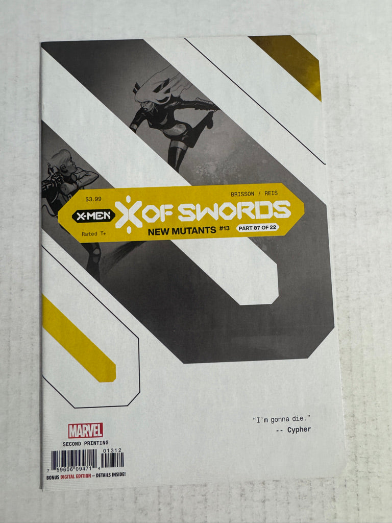 NEW MUTANTS #13 Vol 4 NM 2nd Print Variant