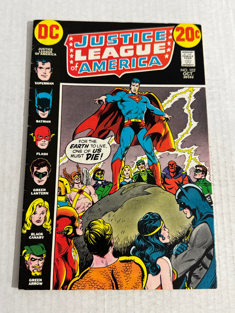 JUSTICE LEAGUE OF AMERICA #102 VG+
