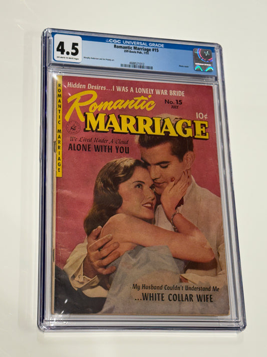 ROMANTIC MARRIAGE #15 CGC 4.5