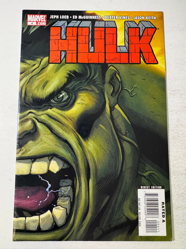 HULK #4 FN Green Variant