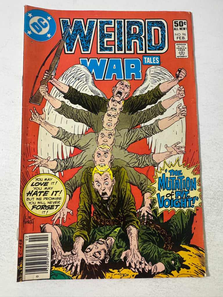 WEIRD WAR TALES #96 VG/FN Joe Kubert Cover NEWSSTAND