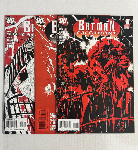 BATMAN CACOPHONY #1-3 NM- Adam Kubert Covers SET