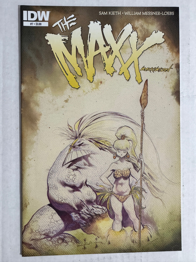 THE MAXX MAXXIMIZED #7 NM Sam Kieth Cover Cover