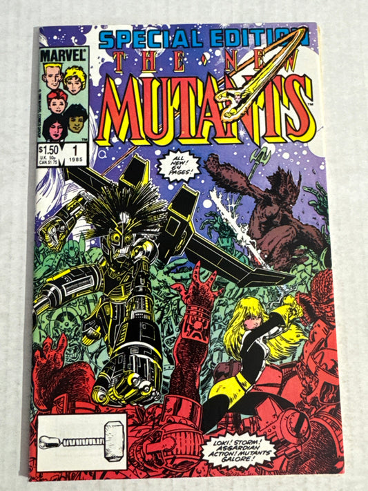 NEW MUTANTS SPECIAL EDITION #1 Arthur Adams Cover 1ST APPEARANCE
