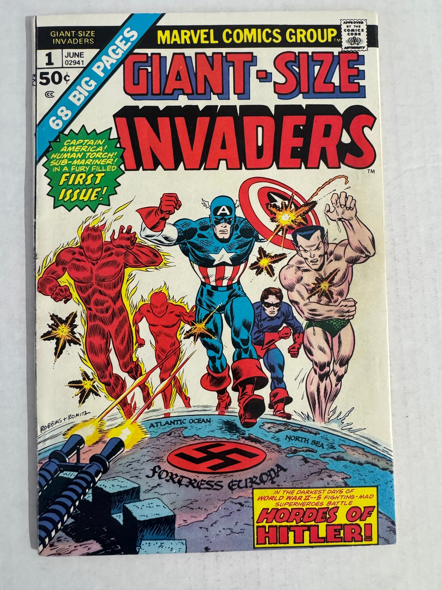 GIANT-SIZE INVADERS #1 VF+ 1ST APPEARANCE
