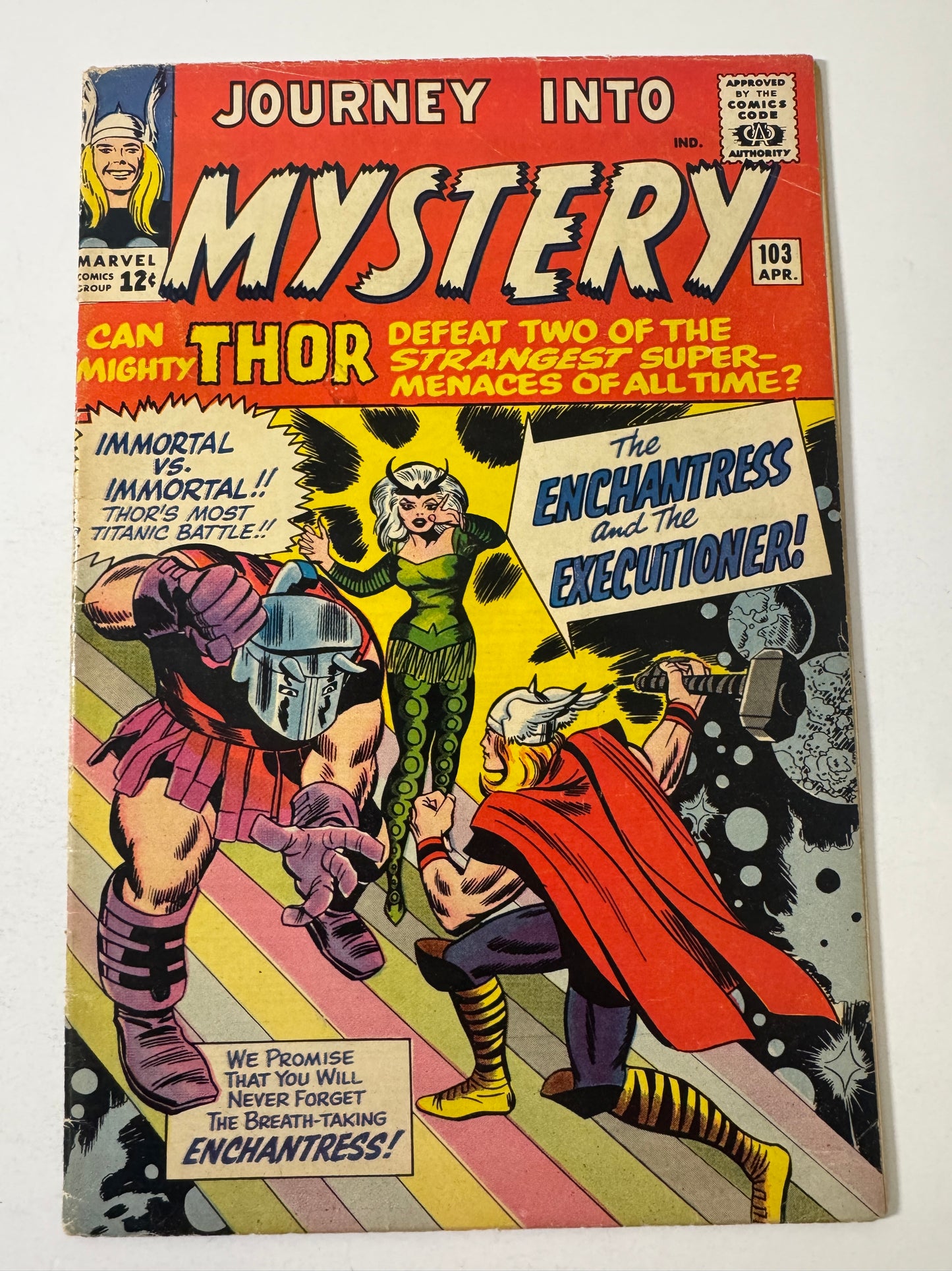 JOURNEY INTO MYSTERY #103 VG 1ST APPEARANCE