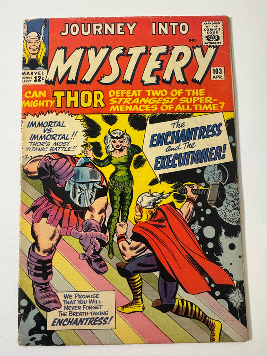 JOURNEY INTO MYSTERY #103 VG 1ST APPEARANCE