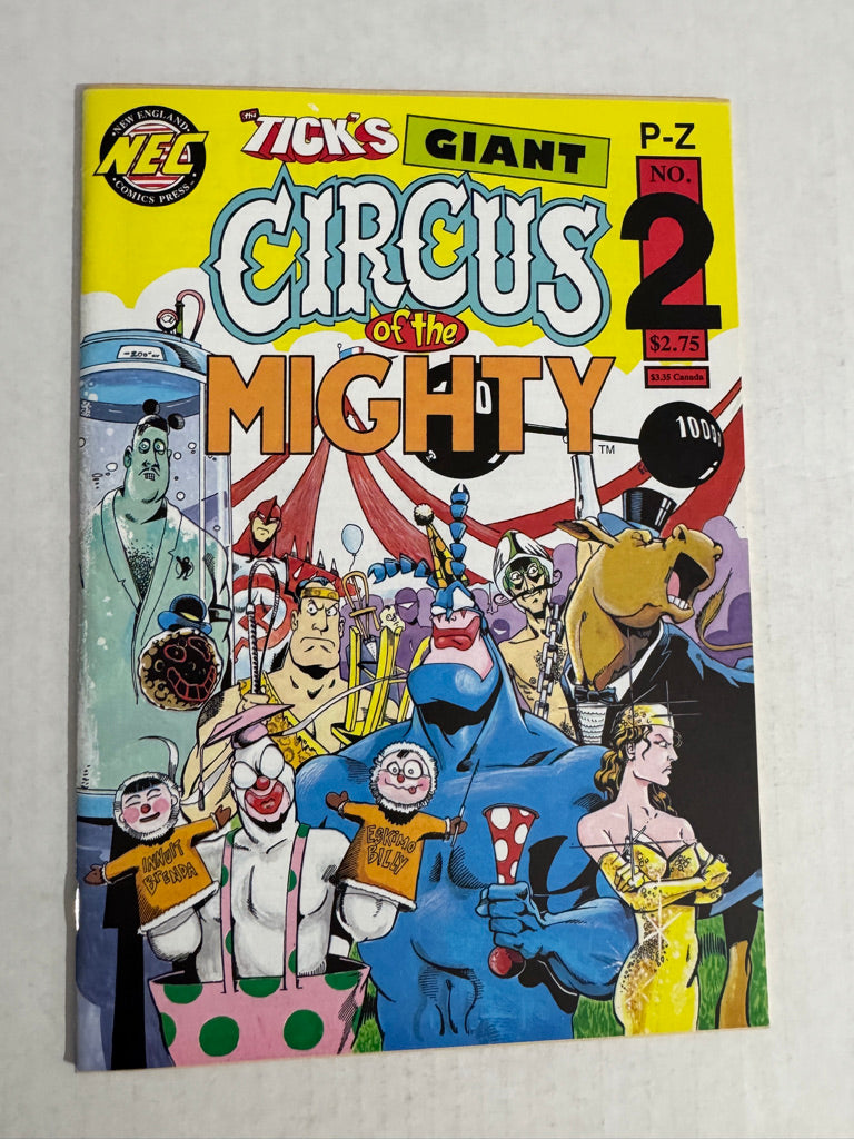 TICK'S GIANT CIRCUS OF THE MIGHTY #2 NM- Ben Edlund Cover