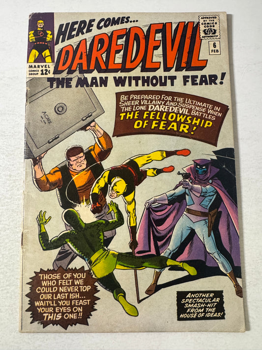 DAREDEVIL #6 VG+ 1ST APPEARANCE