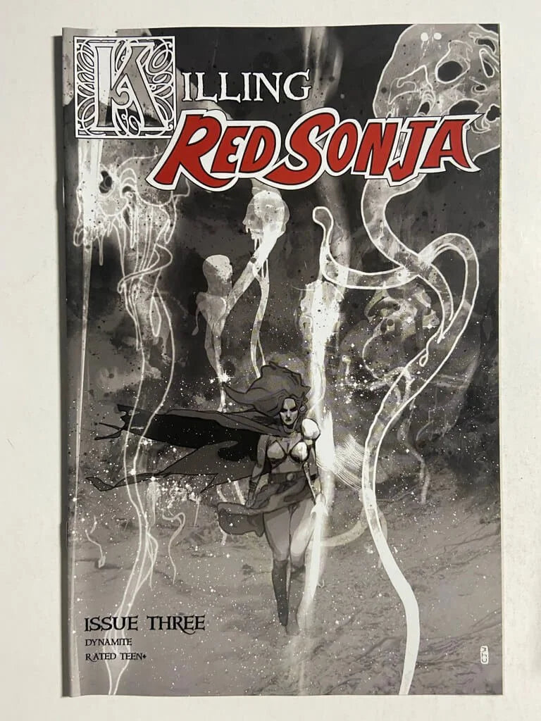 KILLING RED SONJA #3 NM 1:10 B/W Christian Ward Variant
