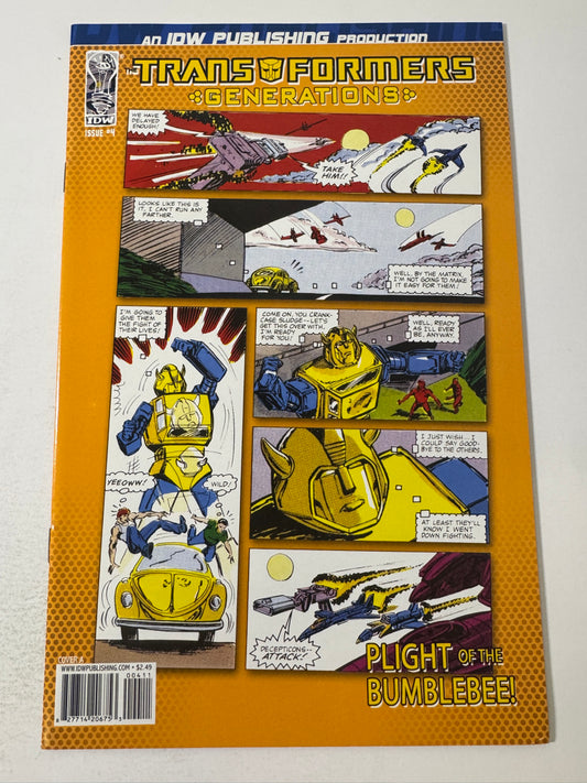 TRANSFORMERS GENERATIONS#4 NM