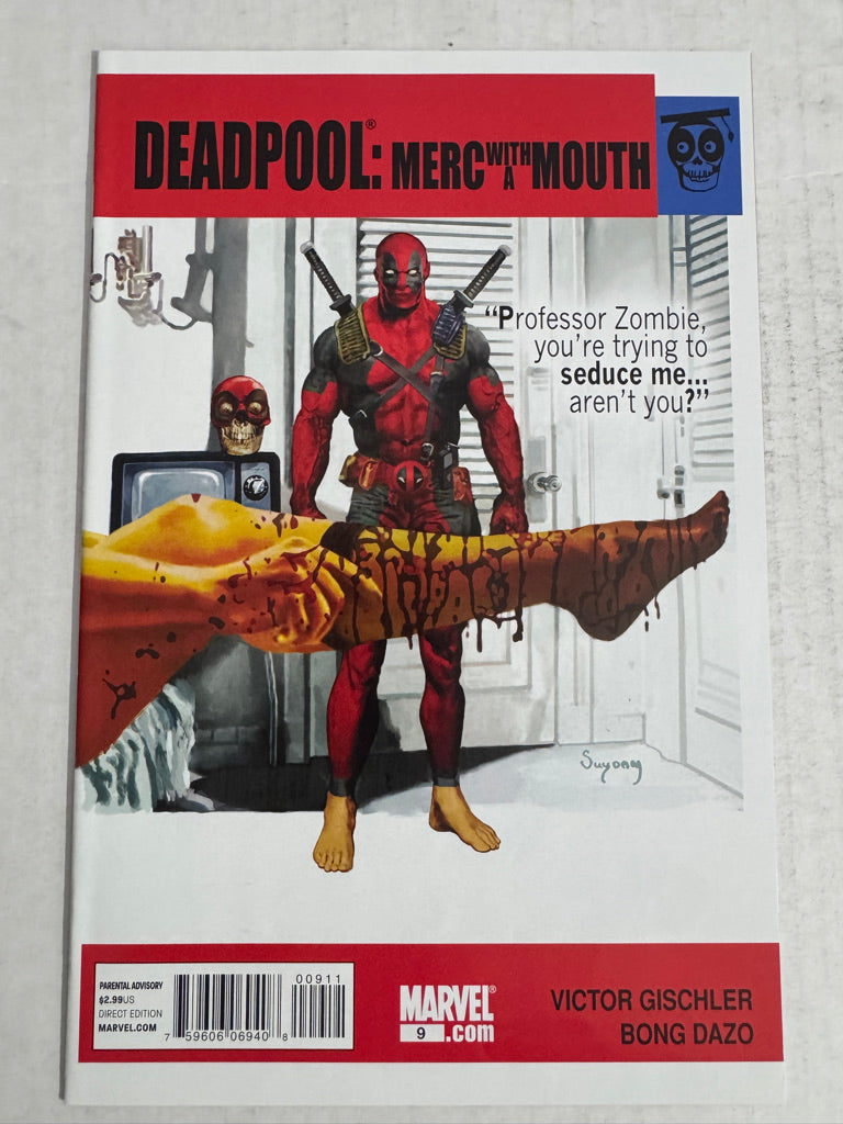 DEADPOOL MERC WITH A MOUTH #9 NM Arthur Suydam Cover