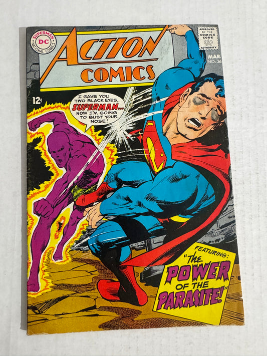 ACTION COMICS #361 GD/VG Neal Adams Cover