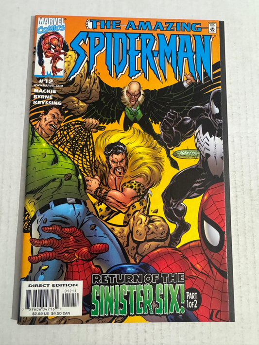 AMAZING SPIDER-MAN #12 Vol 2 NM John Byrne Cover