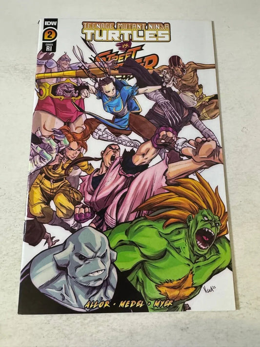 TEENAGE MUTANT NINJA TURTLES VS STREET FIGHTER #2 1:25 Variant