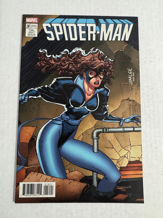 SPIDER-MAN #18 Vol 2 NM (Miles Morales) Jim Lee Variant