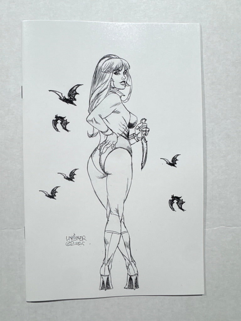 VAMPIRELLA #4 Vol 8 NM 1:10 Joseph Michael Linser Sketch  Variant