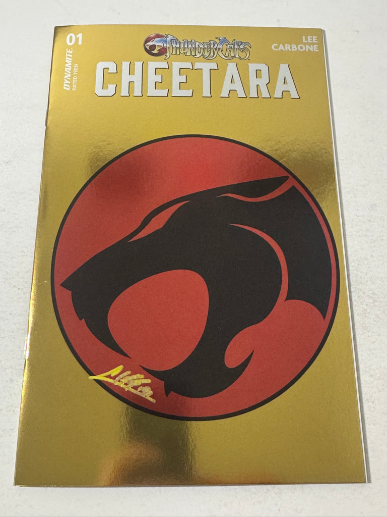 THUNDERCATS CHEETARA #1 NM Foil Logo Variant SIGNED by Soo Lee
