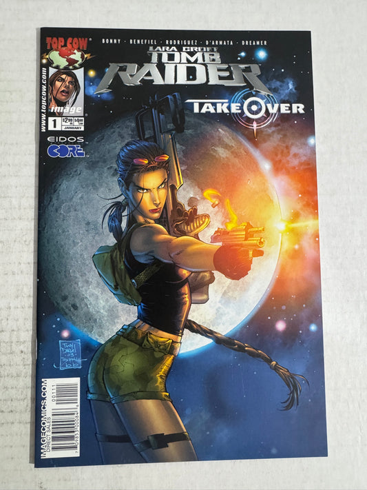 TOMB RAIDER TAKE OVER #1 VF/NM Tony Daniel Cover