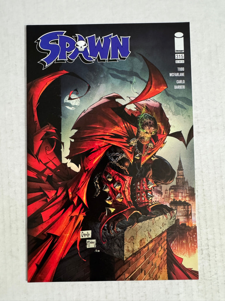 SPAWN #315 NM Greg Capullo & Todd McFarlane Variant  1ST APPEARANCE