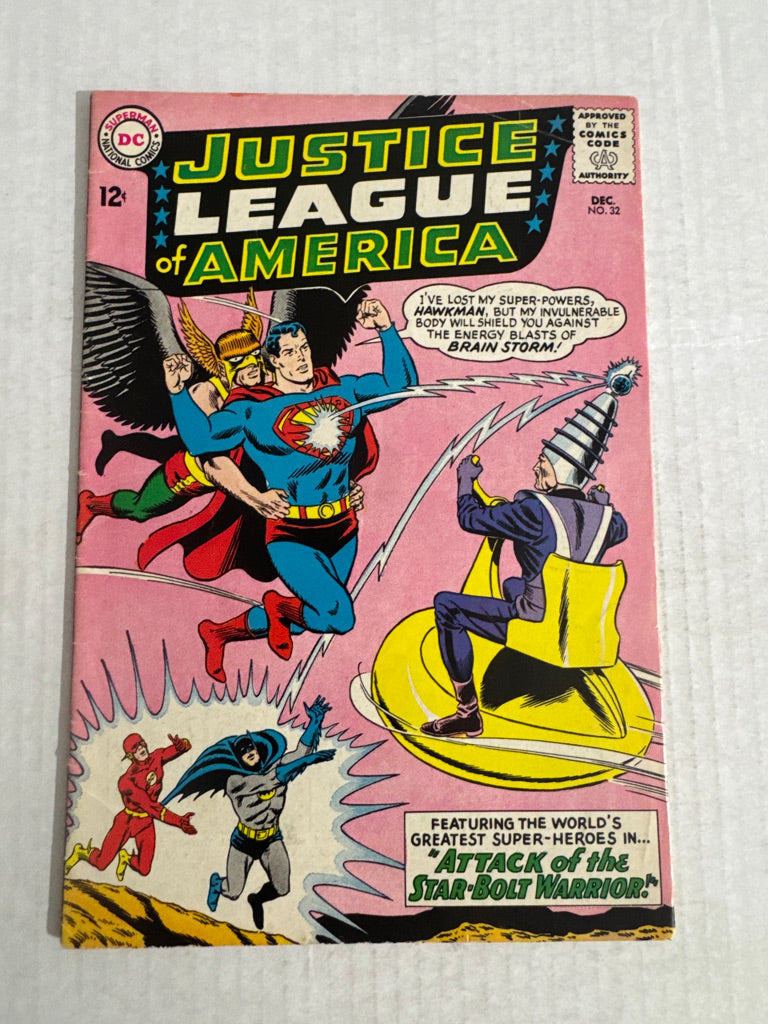 JUSTICE LEAGUE OF AMERICA #32 VG/FN 1ST APPEARANCE