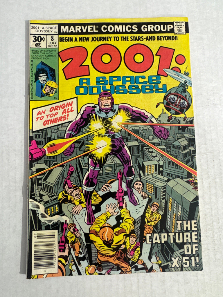 2001: A SPACE ODYSSEY #8 VF Jack Kirby Cover 1ST APPEARANCE