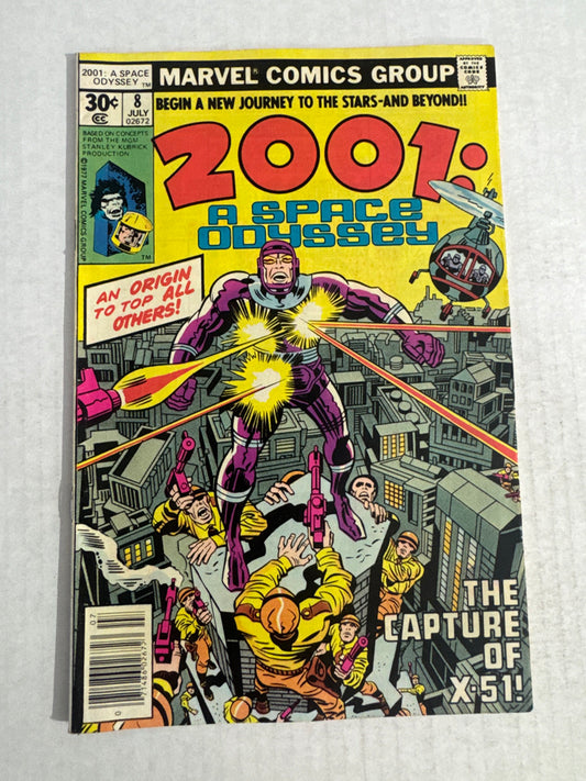 2001: A SPACE ODYSSEY #8 VF Jack Kirby Cover 1ST APPEARANCE
