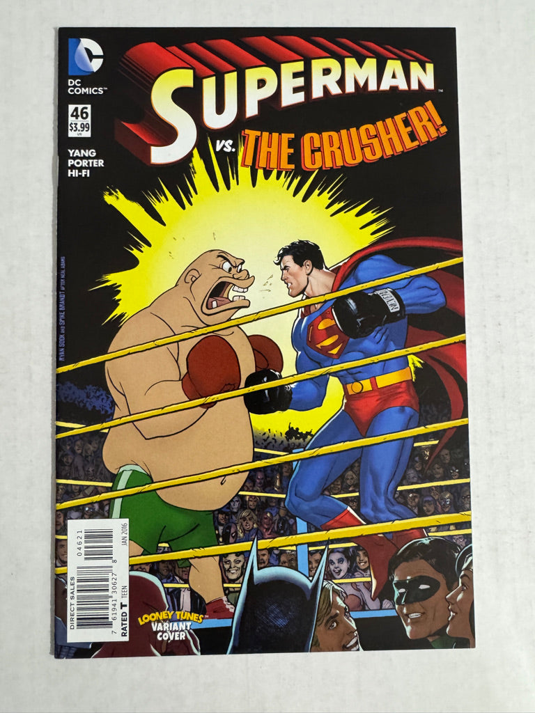 SUPERMAN #46 Vol 3 NM Ryan Sook Looney Tunes Variant