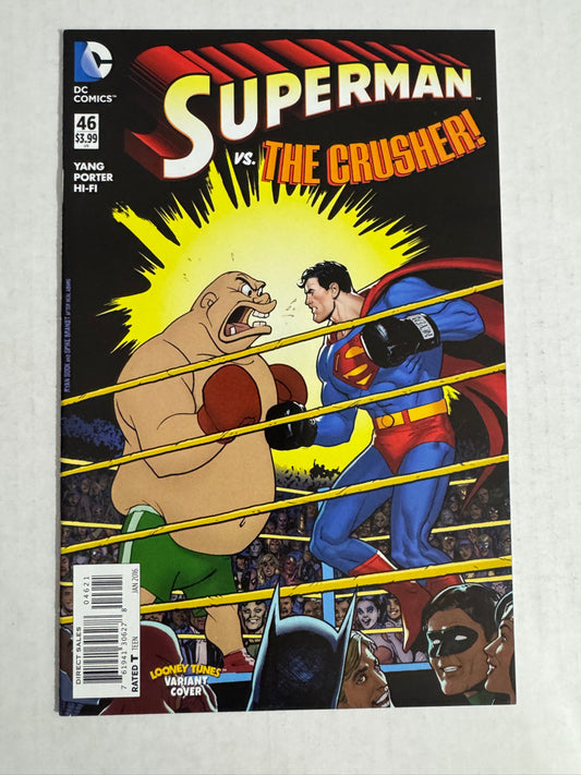 SUPERMAN #46 Vol 3 NM Ryan Sook Looney Tunes Variant