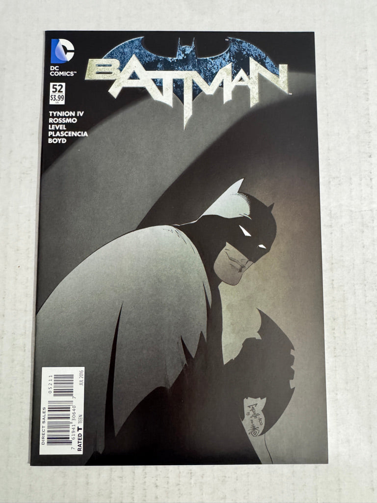 BATMAN #52 Vol 2 NM Greg Capullo Cover