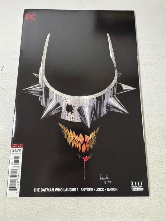THE BATMAN WHO LAUGHS #1 NM Greg Capullo Variant 1ST APPEARANCE