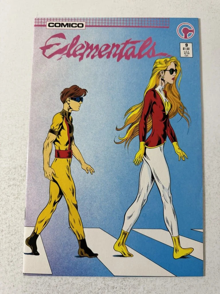 ELEMENTALS #9 NM- THe Beatles Homage Cover (Abbey Road)