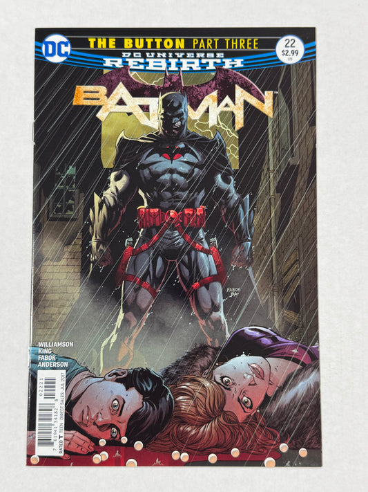 BATMAN #22 Vol 3 NM Standard Jason Fabok Cover