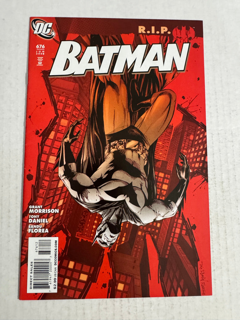 BATMAN #676 VF/NM 2nd Print Tony Daniel Variant