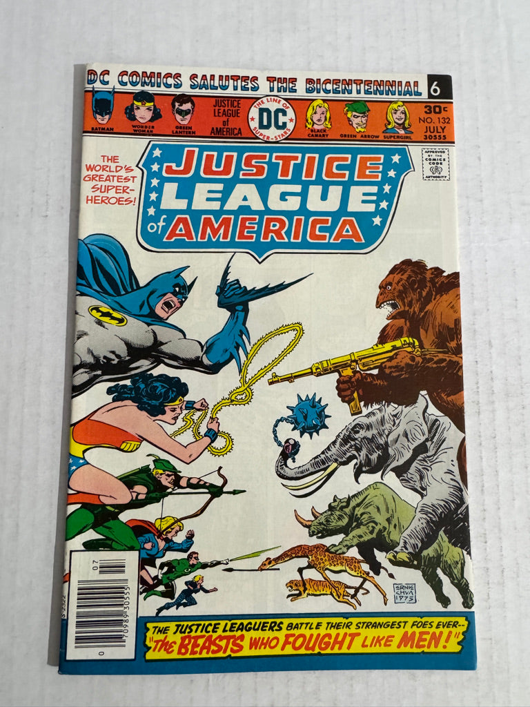 JUSTICE LEAGUE OF AMERICA #132 VF+
