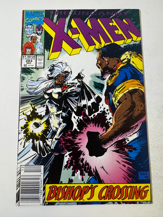UNCANNY X-MEN #283 VF/NM NEWSSTAND 1ST APPEARANCE