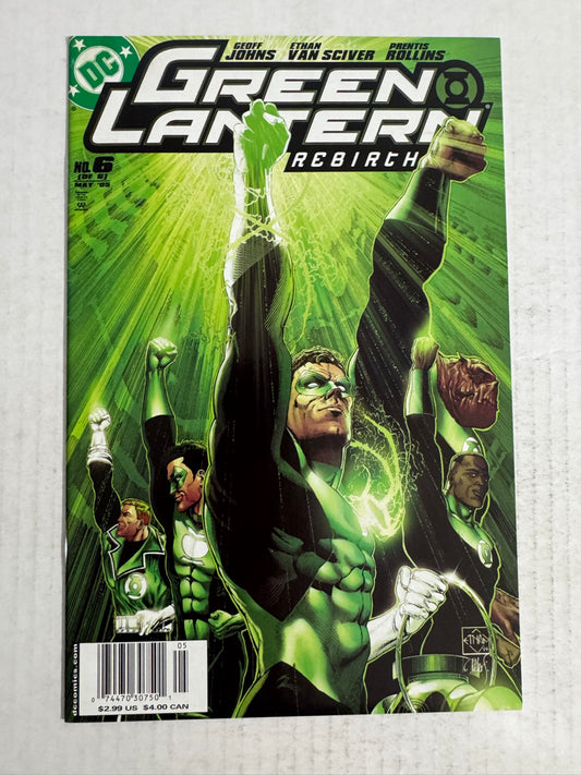 GREEN LANTERN REBIRTH #6 NM- Ethan Van Sciver Cover