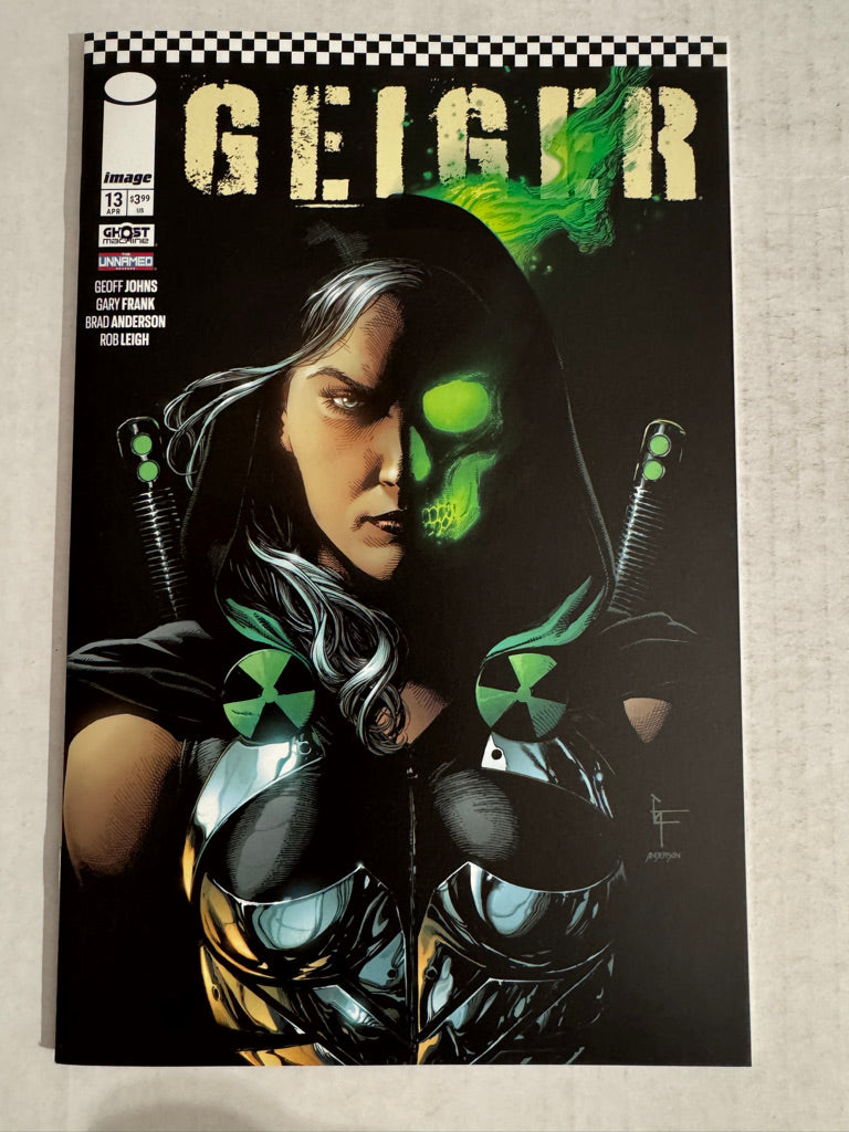 GEIGER #13 Vol 2 NM Gary Frank Cover