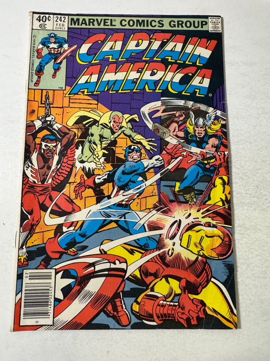 CAPTAIN AMERICA #242 VG NEWSSTAND