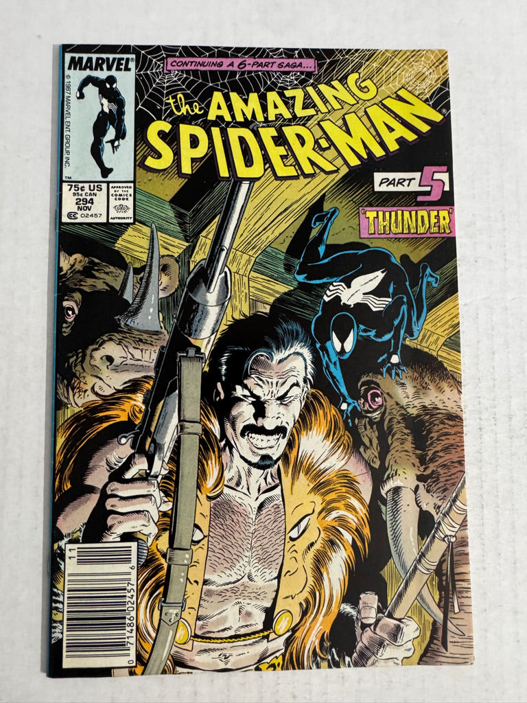 AMAZING SPIDER-MAN #294 VF Mike Zeck Cover NEWSSTAND